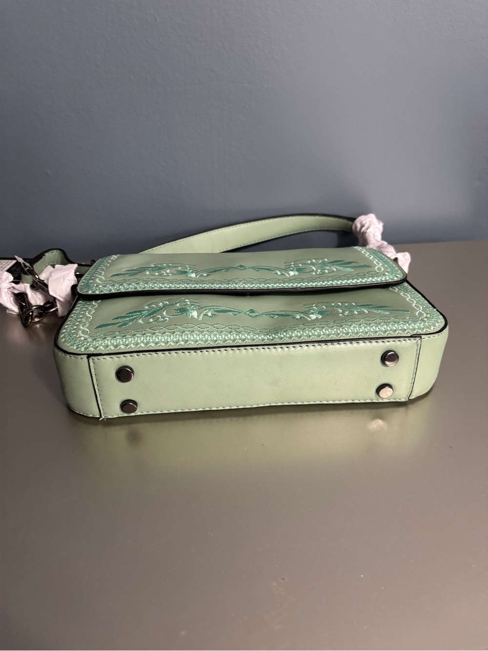 Lodis Floral Embroidered Bedford Crossbody Bag - Picture 5 of 5